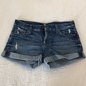 7 for all mankind denim shorts
